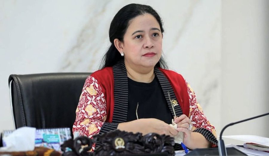 Ketua DPR RI, Puan Maharani. Ia meminta pemerintah segera melakukan audit menyeluruh terhadap bangunan pondok pesantren di Indonesia. (X@Marbot_Udien)